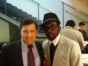 Wil.i.am and Francesco Iarlori at GSMA Mobile World Congress 2009